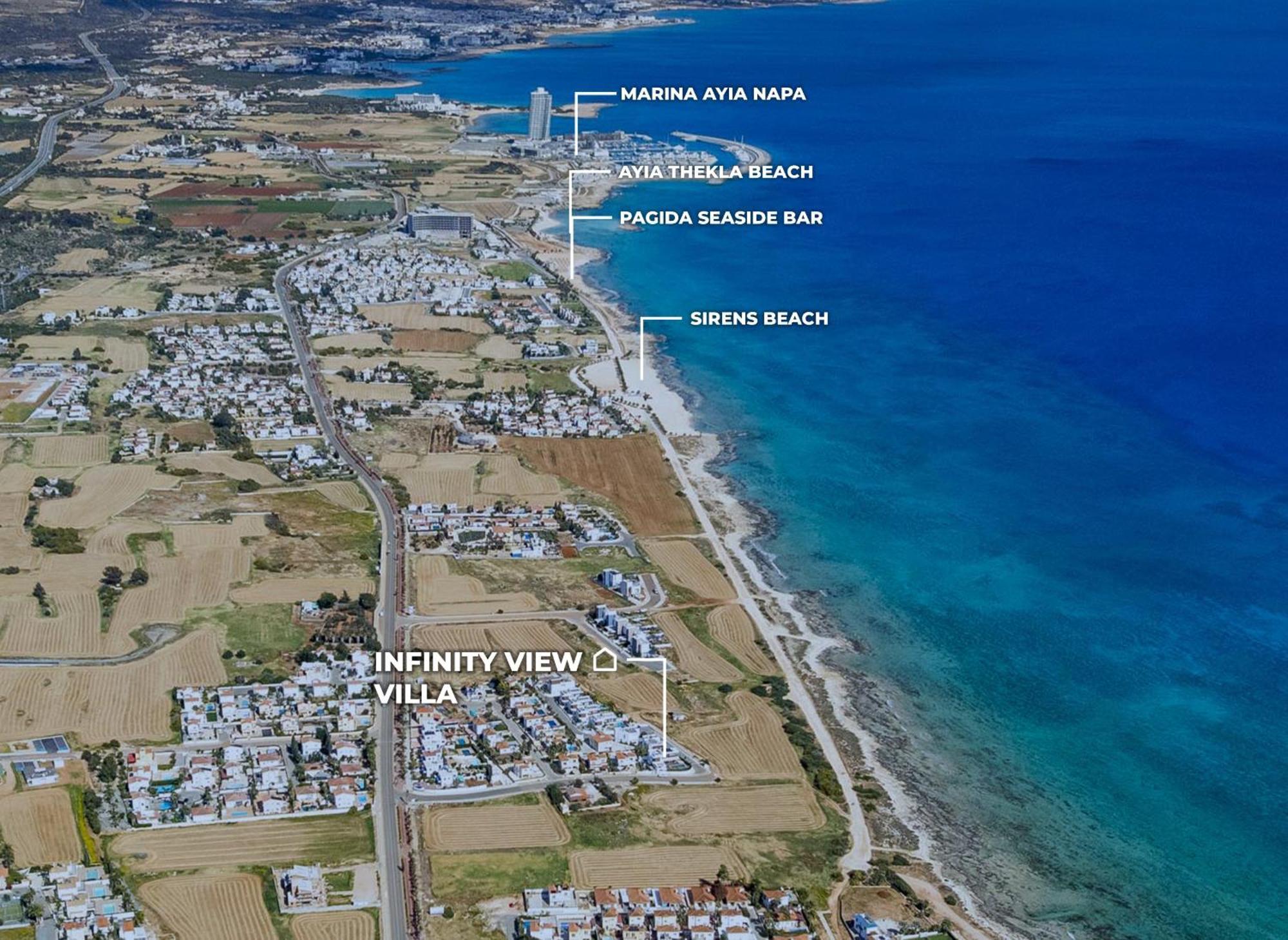 Infinity View Villa Ayia Napa Bagian luar foto